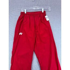 Russell Athletic Sweatpants Cardinal Trackpants Windbreaker Mens M 28" NWT
